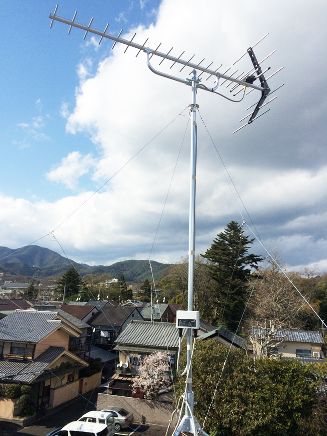 アンテナ工事作業