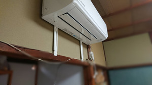 京都市左京区にて 新規エアコン 専用コンセント工事 京都 東京でエアコン アンテナ工事ならワークス京都で