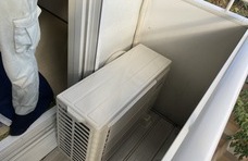 京都市北区にて　エアコン２台口新規工事のイメージ
